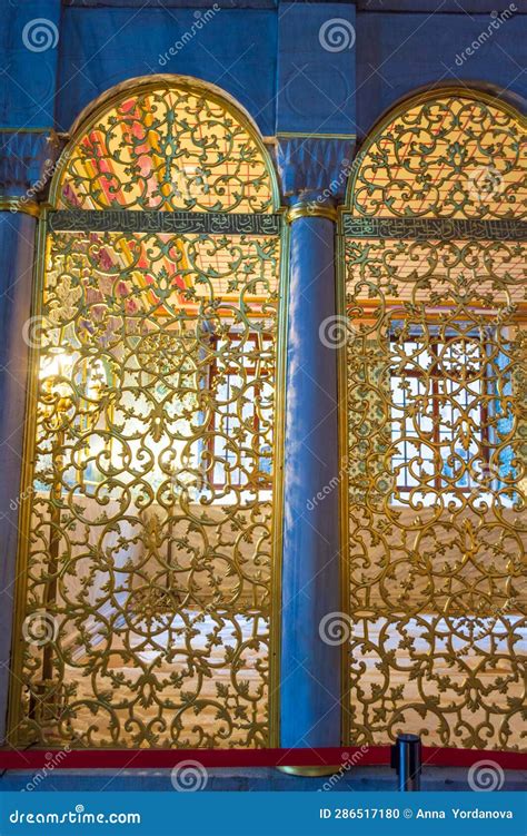 Amazing Interior View Of Hagia Sophia Istanbul Turkey Editorial Image