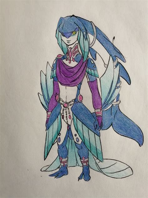 Coco Wanwan My Botw Zora Oc Meet Rucco A Female Zora Born