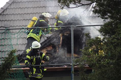 EB 331 Feuer MIG Dachstuhlbrand OT Bad Salzuflen Feuerwehr Bad