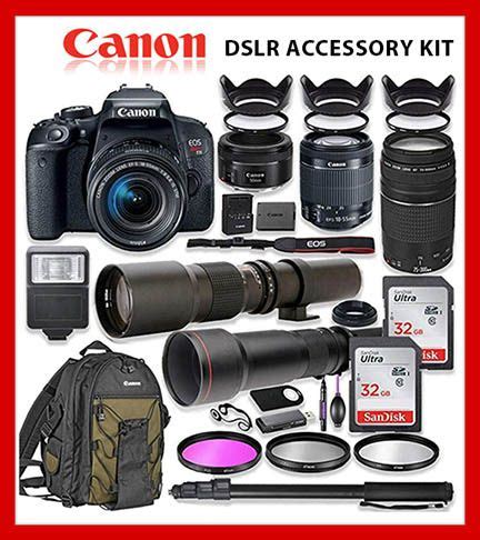 Canon DSLR Camera Accessory Kit #Canon #CanonUSA #DSLRaccessoryKit #CanonAccessories | Dslr ...