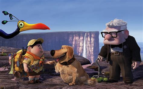 Hd Wallpaper Movie Up Carl Fredricksen Dug Up Kevin Up