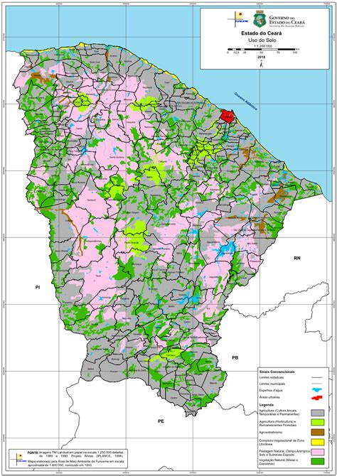 Mapa De Uso E Ocupa O Do Solo Do Estado Do Cear Docslib