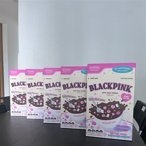 Blackpink 2023 Debut Anniversary Cereal Deco Kit Hobbies And Toys