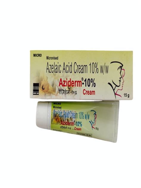 Finished Product Azelaic Acid Cream W W Aziderm Cream For