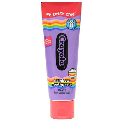 Crayola Rainbow Toothpaste 75ml Homesavers