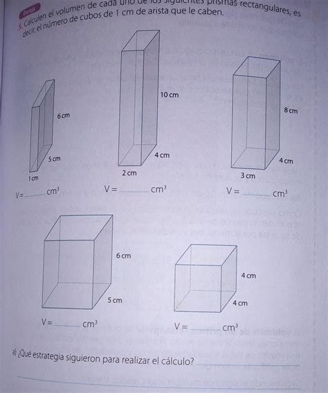 Cu L Es El Volumen De Los Siguientes Prismas Rectangulares Brainly Lat