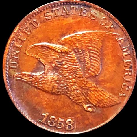 1858 Flying Eagle Cent Uncirculated