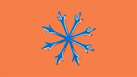 2d animated snowflake 36204405 Stock Video at Vecteezy