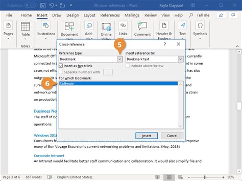 How To Cross Reference In Word Link Reference In Word High Quality