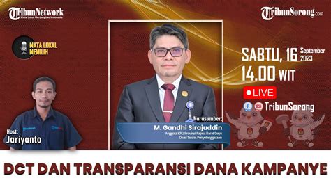 🔴live Dct Dan Transparansi Dana Kampanye Pemilu 2024 I Podcast Mata