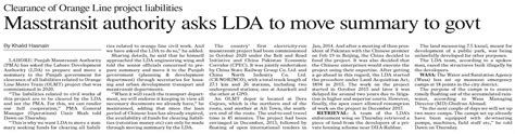 Dawn EPaper Jun 28 2024 Clearance Of Orange Line Project