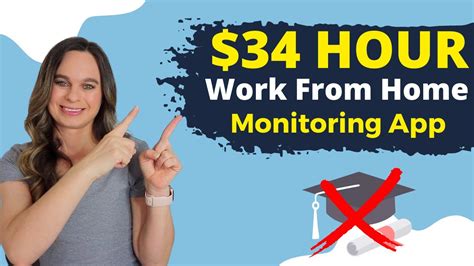 To Hour Work From Home Job Monitoring Safety App With No