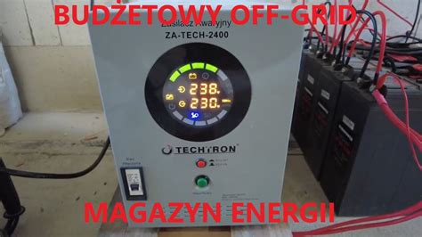 Bud Etowy Off Grid Magazyn Energii Czy Akumulatory Agm Maj Sens