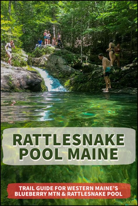 Rattlesnake Pool In Western Maine Maine Maine Vacation White