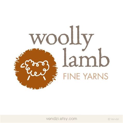 Woolly Lamb Fine Yarns Logo Design Sheep Logo Logo Icons Logos