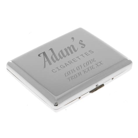 Buy Personalised Engraved Cigarette Case Your Cigarettes For Gbp 2199 Card Factory Uk