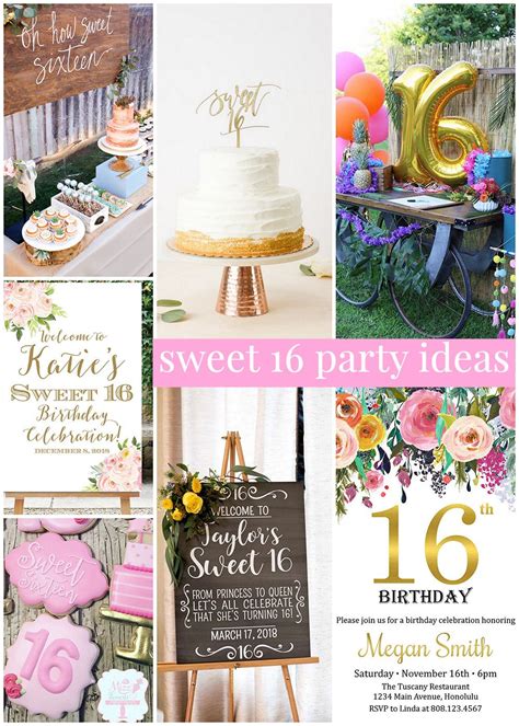 Sweet 16 birthday party themes ideas – Artofit