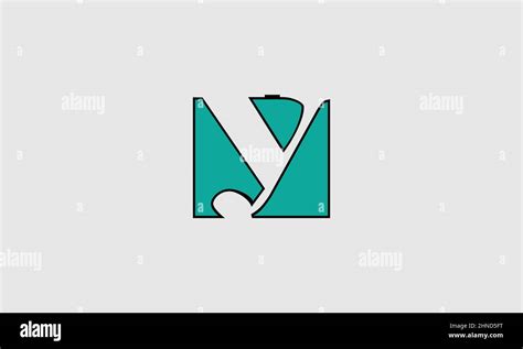 Letter Y Icon Design With Square Outline Creative Modern Letters Icon