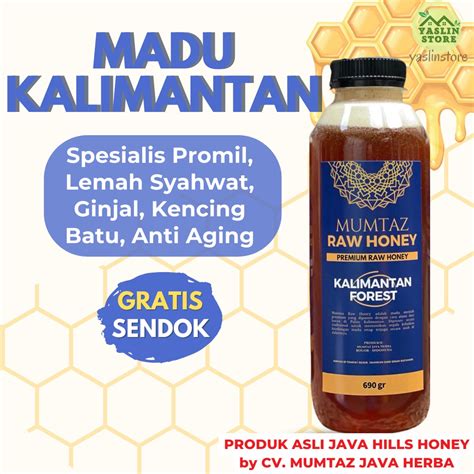 Jual Madu Kalimantan Forest Premium Raw Honey Madu Murni Asli Hutan