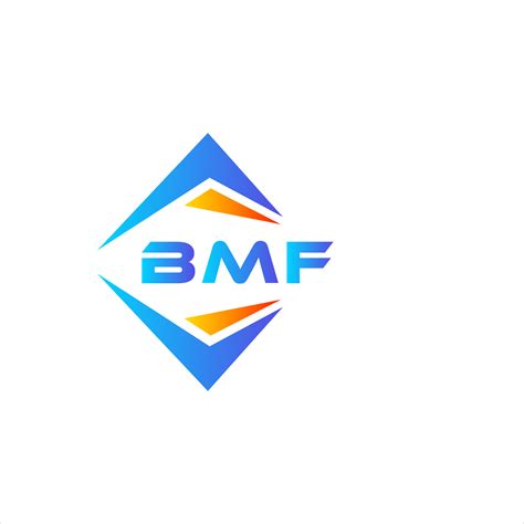 BMF abstract technology logo design on white background. BMF creative ...