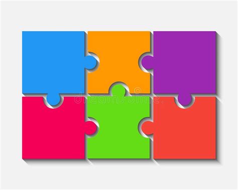 Desafortunadamente ola referencia 6 piece puzzle template Tantos ...