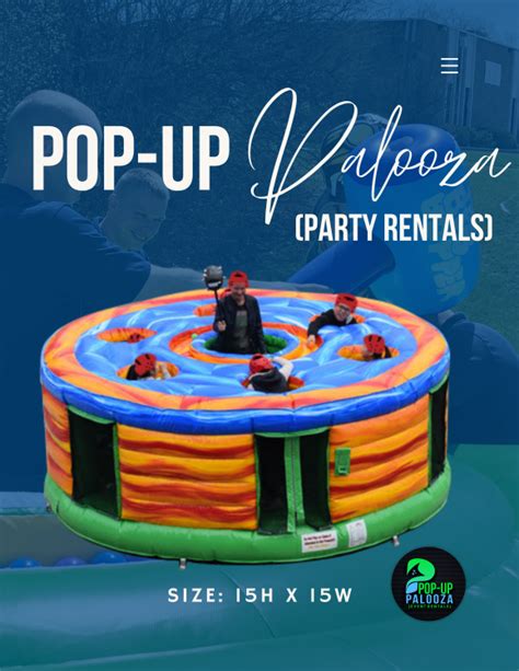 Human Whack A Mole Game Bounce House And Event Rentals Pop Up Palooza