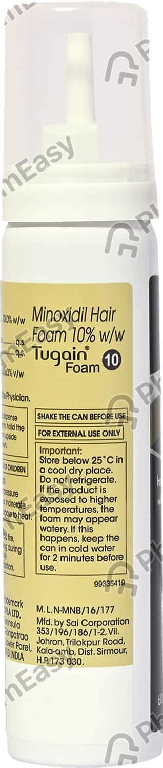 Tugain Foam Foam Uses Side Effects Price Dosage Pharmeasy