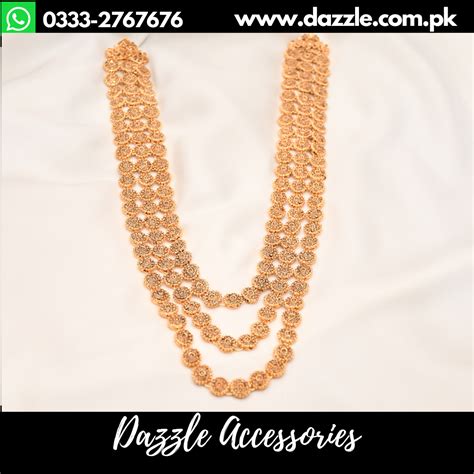 Three Steps Indian Kundan Maala Dazzle Accessories