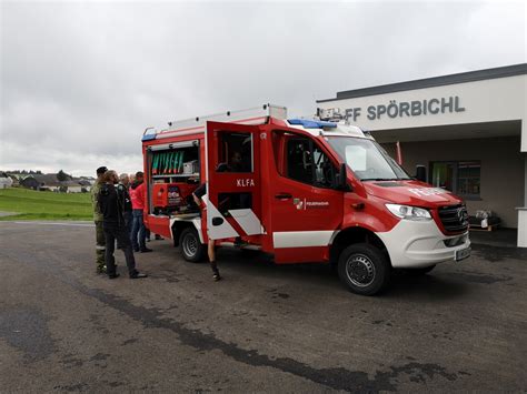 Das neue KLF der FF Unterwald Freiwillige Feuerwehr Spörbichl