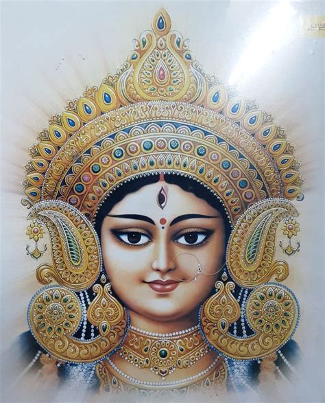 Pin By Agnibha Bhunia On Chokar Necklace Durga Painting Shakti