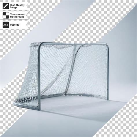 Premium Psd Psd Football Hockey Goal Net On Transparent Background