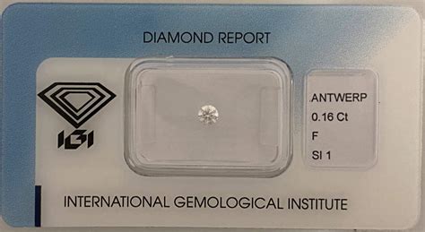 Diamante Certificato Igi Ct F Si Gioielleria Casavola Noci