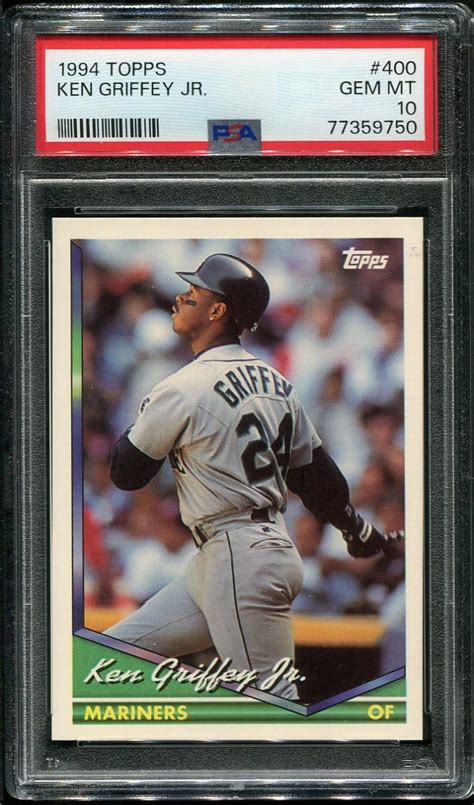 Topps Ken Griffey Jr Psa Gem Mint Hof All