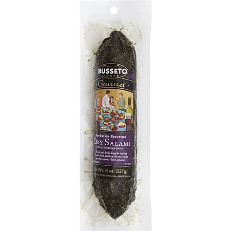 Busseto Salami Dry Herbes De Provence 8 Oz Deli Edwards Food Giant