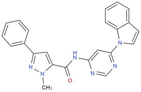 N Indolyl Pyrimidinyl Methyl Phenyl Pyrazolecarboxamide