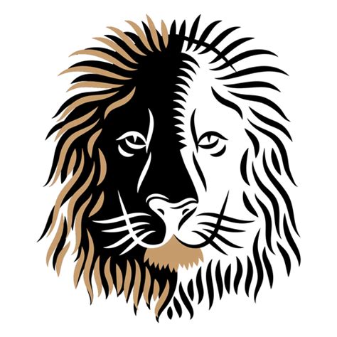 Lion Head Silhouette Png