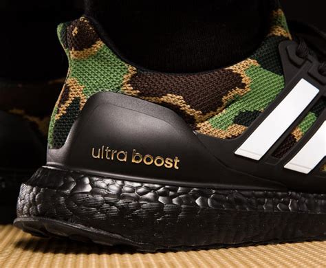 Bape X Adidas Ultraboost Green Camo Super Bowl