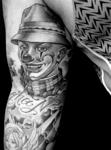 Mister Cartoon Clown Tattoos