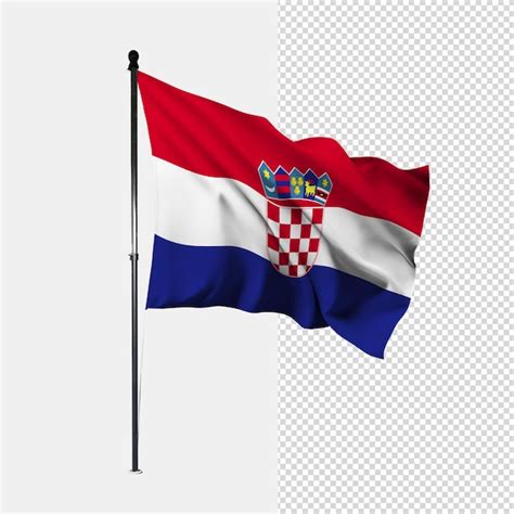 Premium Psd Croatia Flag