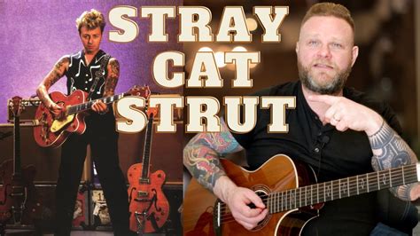 Easy Beginner Guitar Lesson How To Play Stray Cat Strut Youtube