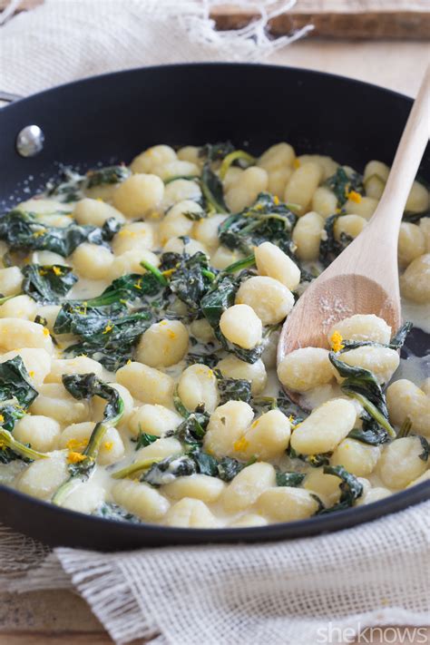 Meatless Monday Creamy Lemon Ricotta Gnocchi With Spinach