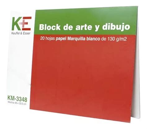 Block Marquilla Ke De 33x48cm C 20 Hojas Para Dibujo MercadoLibre