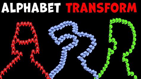 Alphabet Lore Snakes Transform Rocks A Z Youtube