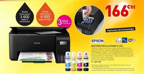 Promo Epson Multifonction A Ecotank Et Chez Hyperburo Icatalogue Fr