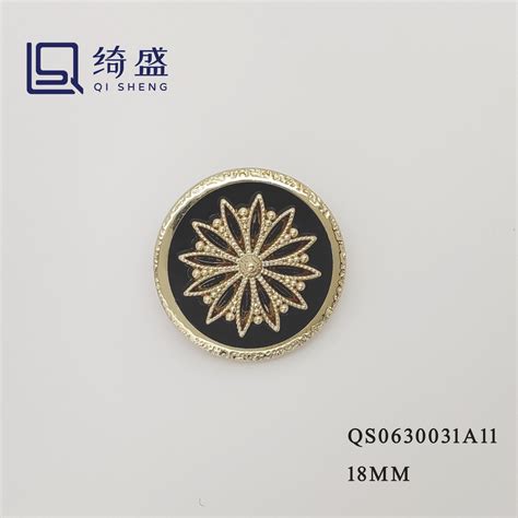 New Design Wholesale Alloy Fancy Metal Shank Enamel Button For Shirts