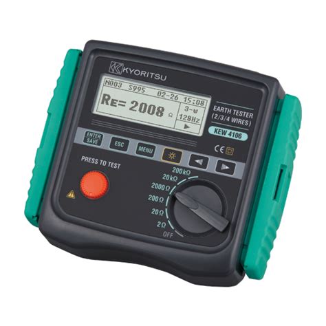 KEW 4106EARTH RESISTANCE RESISTIVITY TESTERLine UpKYORITSU