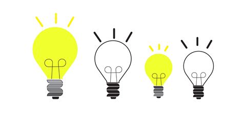 The Light Bulb Is Full Of Ideas And Creative Thinking Analytical Thinking For Processing Light