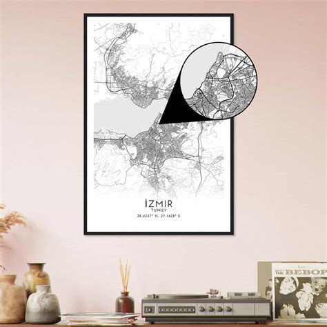 Izmir Custom Maps Posters