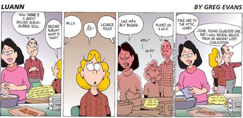 Vinyl Engine Luann Comic Strip