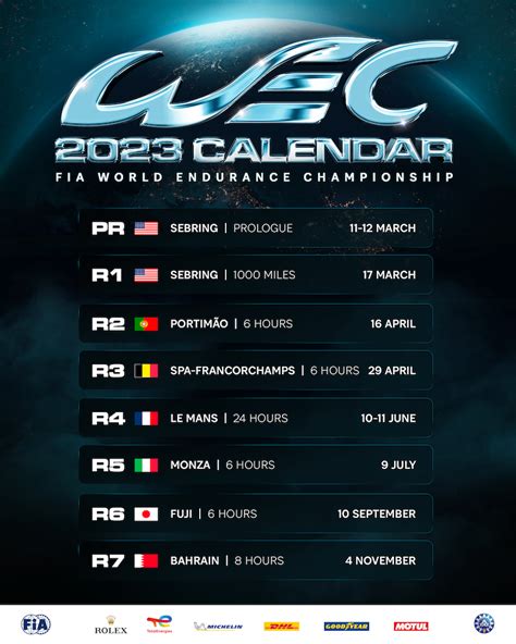 Wec Presenta Calendario Fastmag